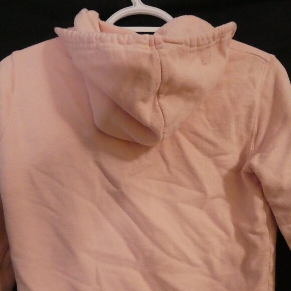 H&M | size 8 | Classic Pink Cotton Hoodie with Pocket and Drawstrings - Picture 11 of 16